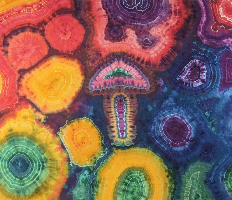 Beautiful Mushroom Designed Tapestry